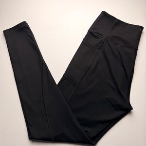 Victoria Secret women's black high-waisted training leggings with side pockets